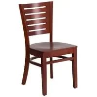 Flash Furniture Darby Series Slat Back Wood Restaurant Chair  for  $75.77