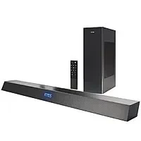 PHILIPS Soundbar with Wireless Subwoofer, Dolby Atmos Sound bar for tv 2.1-Channel Bluetooth Surround Sound System for tv Home Theater Audio Speakers, DTS Play-Fi, Amazon Echo, Airplay 2,Compatible