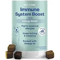Immune Support for Dogs - Turmeric and Quercetin for Dogs - Immune Booster Immune Guard for Dogs Chews - Quercetine for Dogs Allergies Support a Strong Immune System - Bacon Flavor Dog Immune Booster