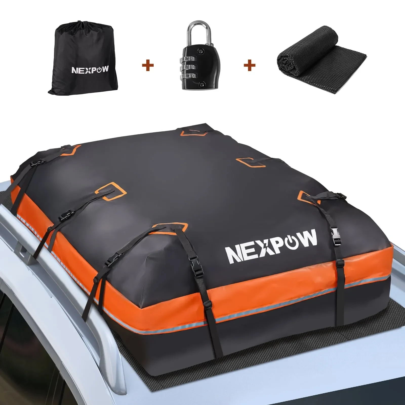 NEXPOW Car Rooftop Cargo Carrier Bag 21 Cubic Feet  for  $54.99