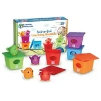 Learning Resources Peek-a-Bird Learning Buddies 15-Pieces  for  $13.99