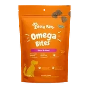 Zesty Paws Omega Bites, Omega 3 Supplement for Dogs, Chicken Flavor, 60 Count, Skin Care