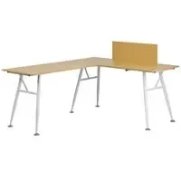 Flash Furniture Beech Laminate L-Shape Computer Desk  for  $80.00