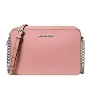 Michael Kors Jet Set Large East West Saffiano Leather Crossbody Bag Primrose