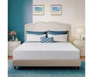 Mlily Ego Blue 12 Inch Twin Size Mattress, Cooling Gel Memory Foam Mattress In A Box, Medium
