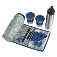 Ozark Trail 10 Piece Reusable Cutlery & Drinkware Combo Set  for  $7.98