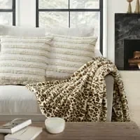 Better Homes & Gardens Faux Fur Throw Blanket  for  $9.09