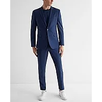 Men's Express Full Wool/Cotton Blend Suits: Jacket + Pants (various styles)