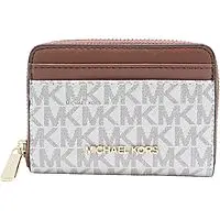 Michael Kors Women's Card Case Wallet, Vanilla, Small $50
