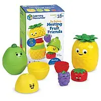 9-Piece Learning Resources Kids' Big Feelings Nesting Fruit Friends Playset $12.30 + Free Shipping w/ Prime or on $35+