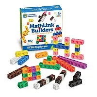 100-Piece Learning Resources STEM Explorers MathLink Builders Linking Cubes $5 + Free Shipping w/ Walmart + or on orders $35+