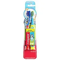 2-Pack Colgate Kids' Toothbrushes w/ Suction Cups (Bluey, Extra Soft)