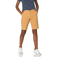 Amazon Essentials Women's Mid-Rise Slim-Fit 10" Inseam Bermuda Khaki Short (Various) $8.30  + Free Shipping w/ Prime or on $35+