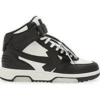 Off-White Out of Office High Top Sneaker in White/Black at Nordstrom, Size 6Us $271.25