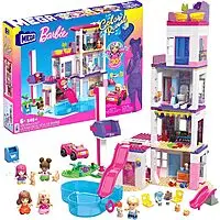 545-Piece Mega Barbie Color Reveal Building Toys Dreamhouse w/ 30+ Surprises, 5 Micro Dolls & 6 Pets $34.49 + Free Shipping w/ Prime or on $35+
