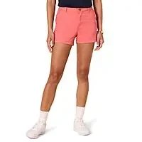Amazon Essentials Women's Mid-Rise Slim-Fit 3.5" Inseam Khaki Short (Coral Pink or Light Blue) $7.70 + Free Shipping w/ Prime or on $35+