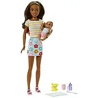 Barbie Skipper Babysitters Inc Doll & Accessories Set (Brunette) $6.37 + Free Shipping w/ Prime or on $35+