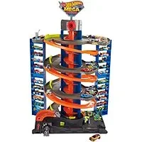 Hot Wheels - City 50 Mega Garage - Blue/Orange $53.99