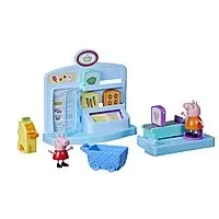 Peppa Pig Peppa’s Adventures Peppa’s Supermarket Playset Preschool Toy: Includes 2 Figures and 8 Themed Accessories; for Ages 3 and Up $8.49