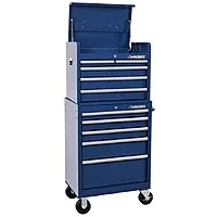 27 in. 10-Drawer Blue Tool Chest Combo. in store only. YMMV - $298 at Home Depot