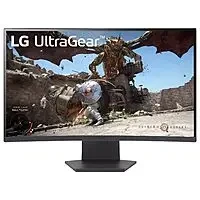 LG 27GS60QC-B Ultragear 27 inch QHD (2560x1440) 180Hz 1ms Curved Gaming Monitor 1000R AMD FreeSync HDR10 HDMIx2 DisplayPort Borderless Design Black at LG $152.99 with Code