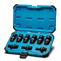 Capri Tools 1/2 in. Drive Universal Impact Socket Set, 7/16-15/16 in. SAE, 9-Piece $64.99